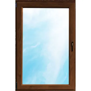 Okno Solid Elements Standard Plastové okno OS 1, L, 60 × 90 cm, dvojsklo, levé, dub zlatý W2VNBCZTK1.0010