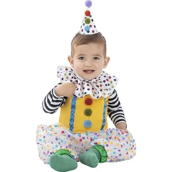 Karnevalový kostým Funiglobal - Kostým klaun pro miminka - 12-24 months