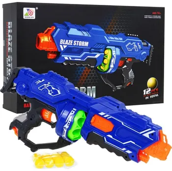 Dětská zbraň Ramiz Velká puška pro teenagery 14+ Blaze Storm 12 nábojů Pěnové náboje + rukojeť navíc