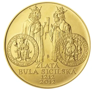 Česká mincovna Zlatá bula sicilská 1 oz 2012 zlatá mince Standard 31,1 g