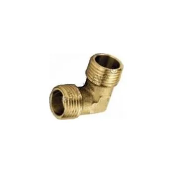 Fitinka Koleno ŠŠ mosazné (vnější závity) - MOSAZ - 1/4" A013