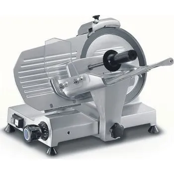 Kráječ na chleba Nářezový stroj šikmý s hladkým nožem • MIRRA 250 C manopole alluminio