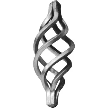 Odpadkový koš Kovaný prvek koš, 60 × 125 mm, 4 ks 159/4