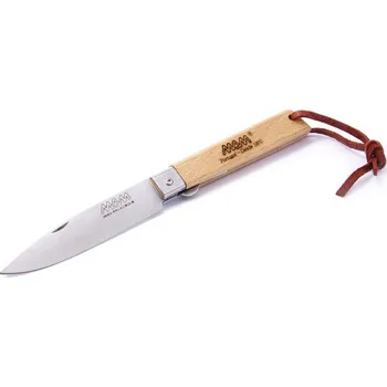 kapesní nůž MAM Operario 2038 Zavírací nůž s koženým poutkem, pojistka - buk, 8,8 cm BOX