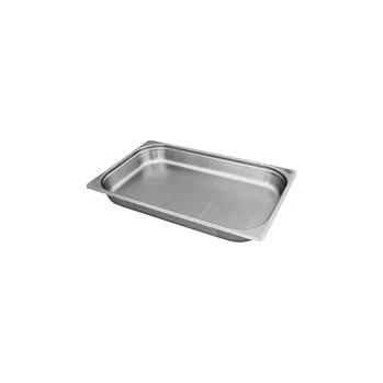 Gastronádoba z nerezu GN1/1 - 065 mm, bez držadel, děrovaná.