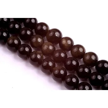 Korálek Minerál Obsidián č.96 (8mm)