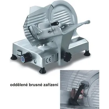 Kráječ na chleba Nářezový stroj šikmý s hladkým nožem • TOPAZ 220