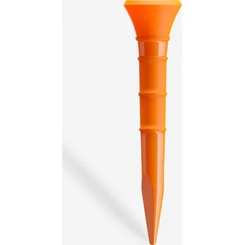 Golfová tyčka INESIS Plastové týčko 54 mm 10 ks ORANŽOVÁ