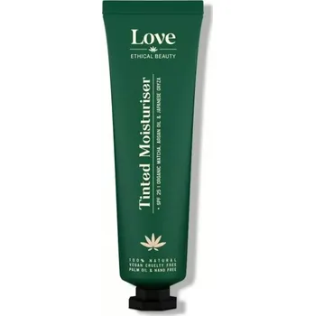 Love Ethical Beauty Přírodní tónovaný hydratační krém SPF 25 35 g porcelain