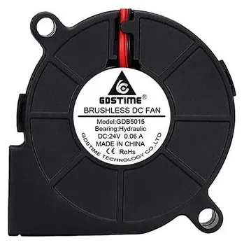 Domácí ventilátor Gdstime Radiální ventilátor (blower) 5015 24V Hydraulic