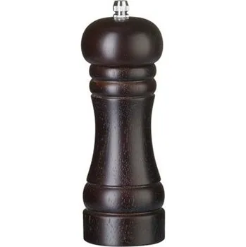 Kuchyňský mlýnek Dřevěný mlýnek na pepř, HENDI, Tmavé dřevo, ø57x(v)165mm 469781H