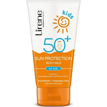 Přípravek na opalování Lirene Sun Protection Body Milk opalovací mléko pro děti SPF50+ 150 ml