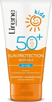 Přípravek na opalování Lirene Sun Protection Body Milk opalovací mléko pro děti SPF50+ 150 ml