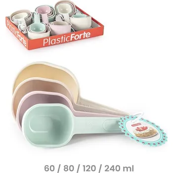 Dóza na potraviny PLAST TEAM Odměrka na potraviny, sada, 4 ks