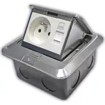 DATACOM Zásuvka PODLAHOVÁ (1xRJ45 Cat5e+230V)