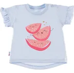 Eevi Dívčí tričko s krátkým rukávem SUN modré - 80