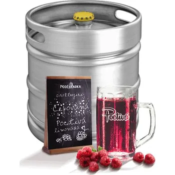 Limonáda Poděbradka Poděbradka Poctivá Malinovka 30l KEG