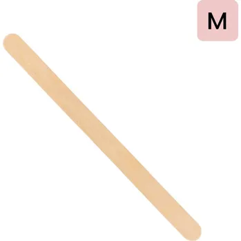 Kosmetická dřevěná špachtle - medium - 100 ks