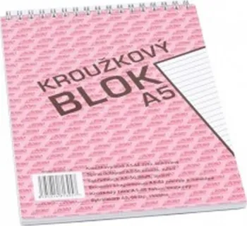 Blok Bobo HV kroužkový blok A6 prázdný 