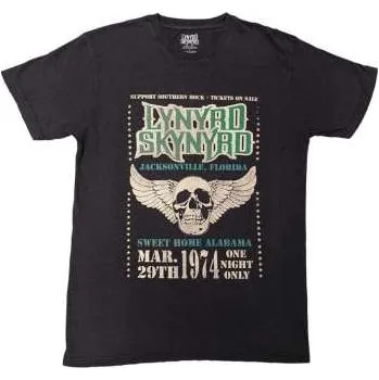 Pánské oblečení Merch Lynyrd Skynyrd: Lynyrd Skynyrd Unisex T-shirt: Winged Skull (small) S