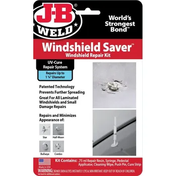 Průmyslové lepidlo J-B WELD 2100SRP sada pro opravy čelních skel automobilů Windshield Saver 2100SRP