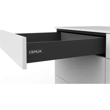 Nábytkové kování Cemux Zásuvka A BOX výška 84 mm - barva antracitová Jmenovitá délka [mm]: 500