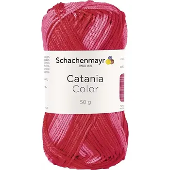 Příze Schachenmayr Catania Color 30 Odstíny růžové (Bavlněná příze Catania Color 30 Odstíny růžové)