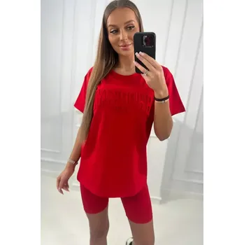 Souprava dámského spodního prádla Kesi dámská dvoudíllná souprava červená