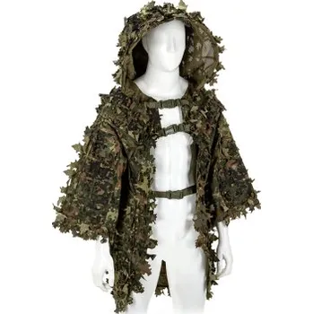 Airsoft Maskovací převlečník s 3D lístky - Flecktarn