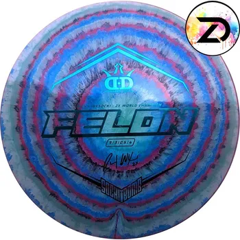 Dynamic Discs Felon Lucid Ice Glimmer Ricky Wysocki ZDye 176g (Speed: 9, Glide: 3, Turn: 0.5, Fade: 4&nbsp;)