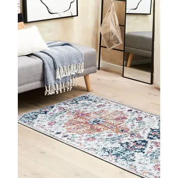 Koberec vícebarevný polyester 70 x 200 cm s orientálním vzorem běhoun moderní kuchyně chodba Beliani