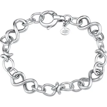 Náramek Luxusní dámský stříbrný náramek POPPY