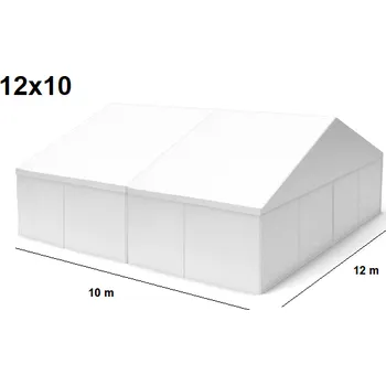 Zahradní stan TENTino Velkokapacitní párty stan 12x10 m Stav stanu: NOVÝ