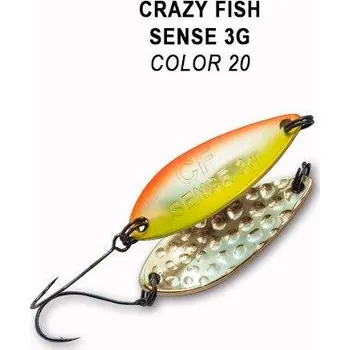 Umělá nástraha Plandavka Crazy Fish Sense 32mm 3g color 20