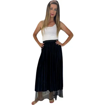 Dámská sukně Sukně oboustranná tylová sametová - černá