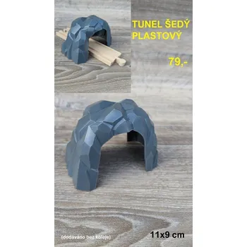 RC model auta TUNEL ŠEDÝ PLASTOVÝ