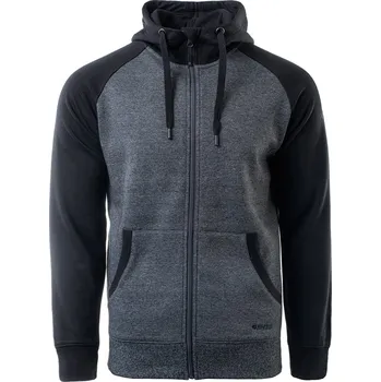 Pánská mikina Pánská Mikina HI-TEC SELAN 11608-DA GR M/S LI – Šedá M