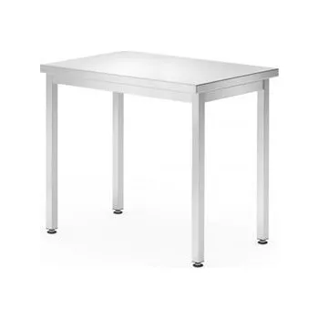 Dílenský stůl Pracovní stůl středový bez police Budget Line - montovaný, hloubka 600 mm, HENDI, Budget Line, 1000x600x(v)850mm 817070H