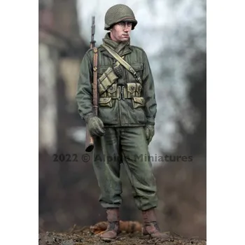 Plastikový model Alpine Miniatures 1/35 WW2 US Infantry