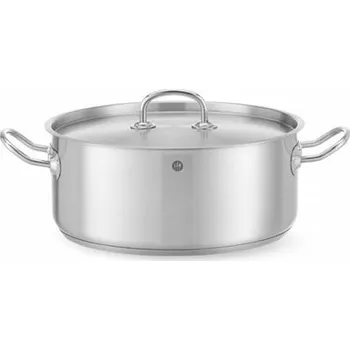 Hrnec Hendi 836033 Hrnec s poklicí nízký, obj. 7,4 l ⌀280(H)120 mm, Kitchen Line