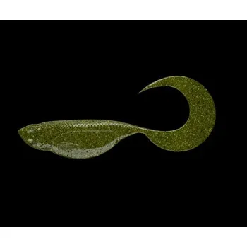 Umělá nástraha Libra Lures Gumová nástraha Embrion Twist Tail 2,5″ 10ks - Salty Green 029