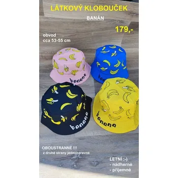 RC model auta LÁTKOVÝ KLOBOUČEK-banán - Žlutá