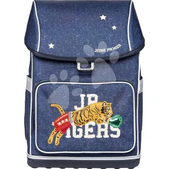 Městský batoh Školní batoh velký Ergomaxx Boxing Tiger Navy Mélange Jeune Premier ergonomický luxusní provedení 41*27 cm