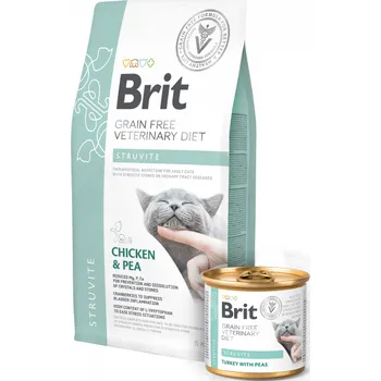 Volný čas Brit VD Cat GF konz. Struvite 200g (min. odběr 12 ks)