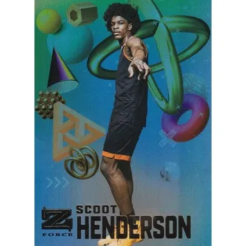 Sběratelský sportovní předmět insert karta SCOOT HENDERSON 21-22 Metal Universe Champions Z-Force číslo Z-24