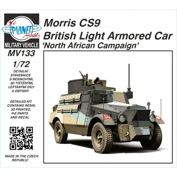 Plastikový model 1:72 Morris CS9 British Light Armored Car ‘North African Campaign’