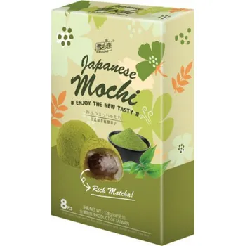 Trvanlivě pečivo Yuki & Love Koláčky Mochi s náplní Matcha čaj 128g DMT 2025-12-27
