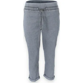 Dámské kalhoty Kalhoty 3/4 Capri Abgs 4197 barva: šedá, velikost: 48