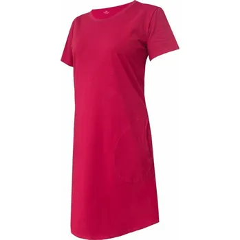 Dámské šaty Dámské šaty, krátký rukáv NAPIKA 801 tm. červená S