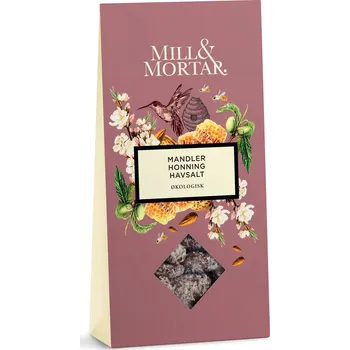 Bio mandle LARGUETA 100 g, med / mořská sůl, Mill & Mortar - doprava zdarma od 2999 Kč